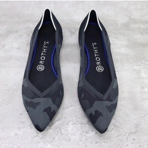 Rothy’s Pointed Flat Grey Camouflage Retired Print 9